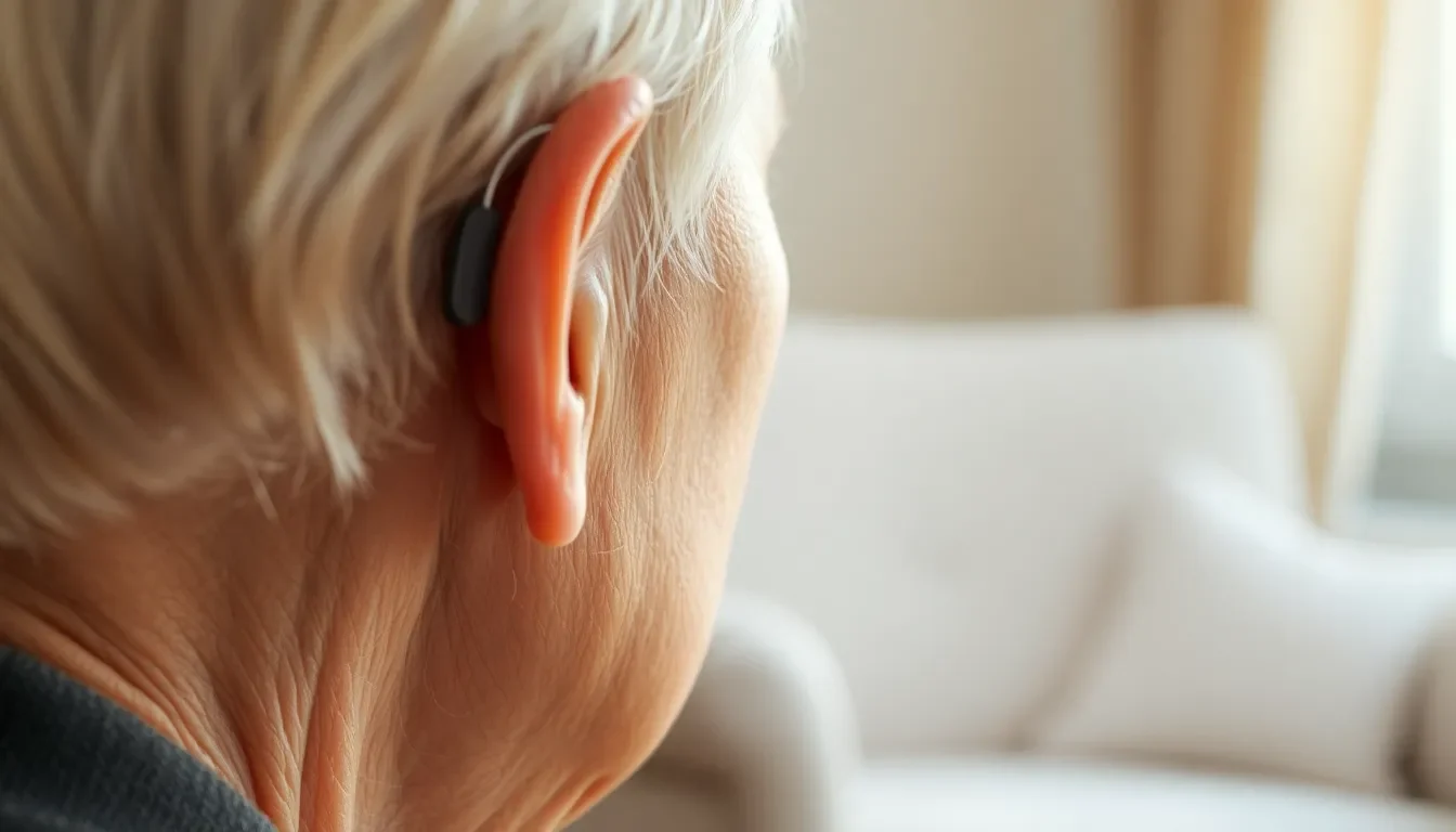 보청기 상담 모습