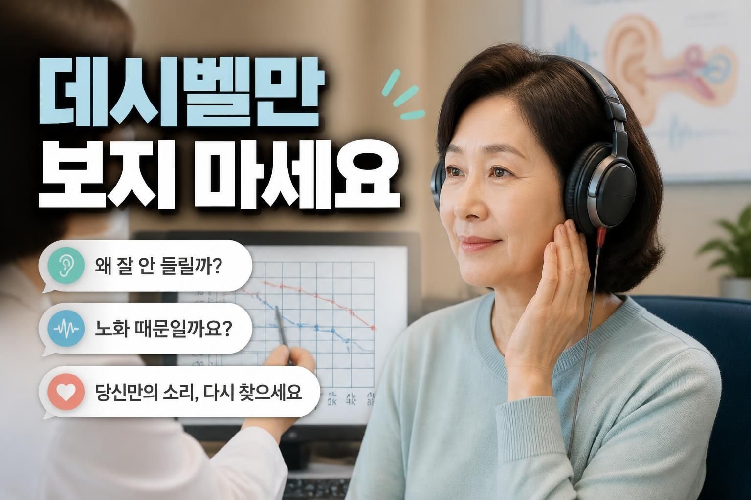 광주 보청기 청력검사, 검사 결과표에서 먼저 봐야 할 수치