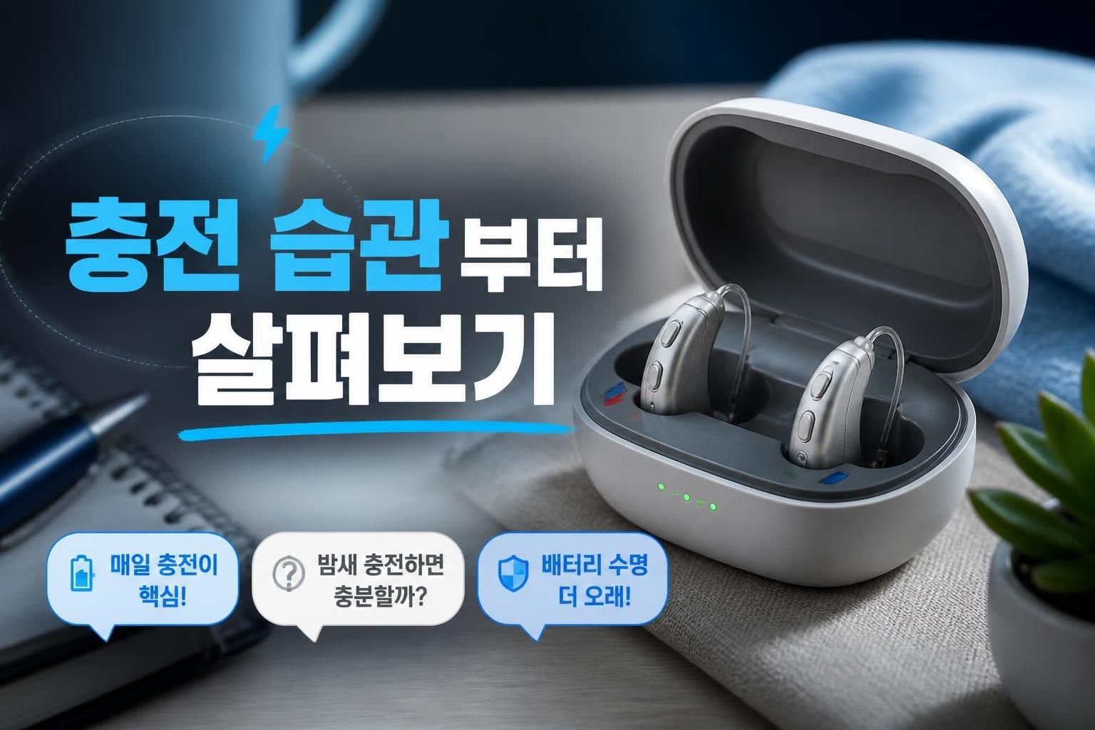 광주 보청기 충전 방식과 배터리 방식, 생활 습관별 선택 기준