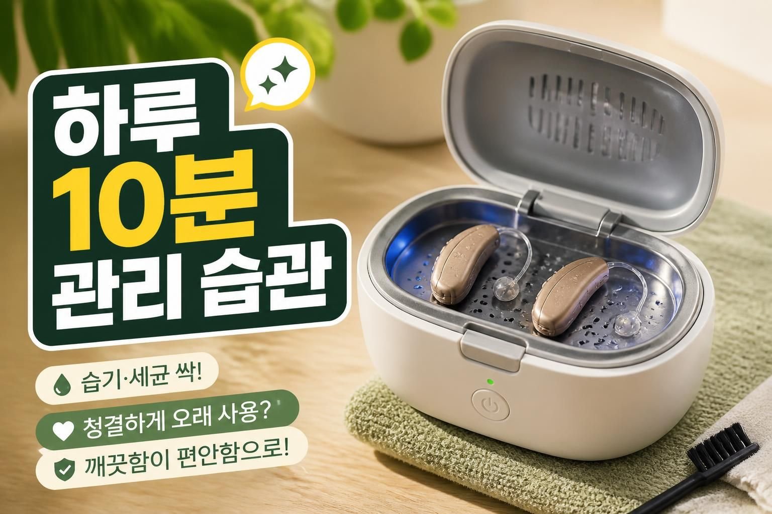 보청기 건조·관리법, 하루 10분 루틴으로 고장 줄이는 체크리스트