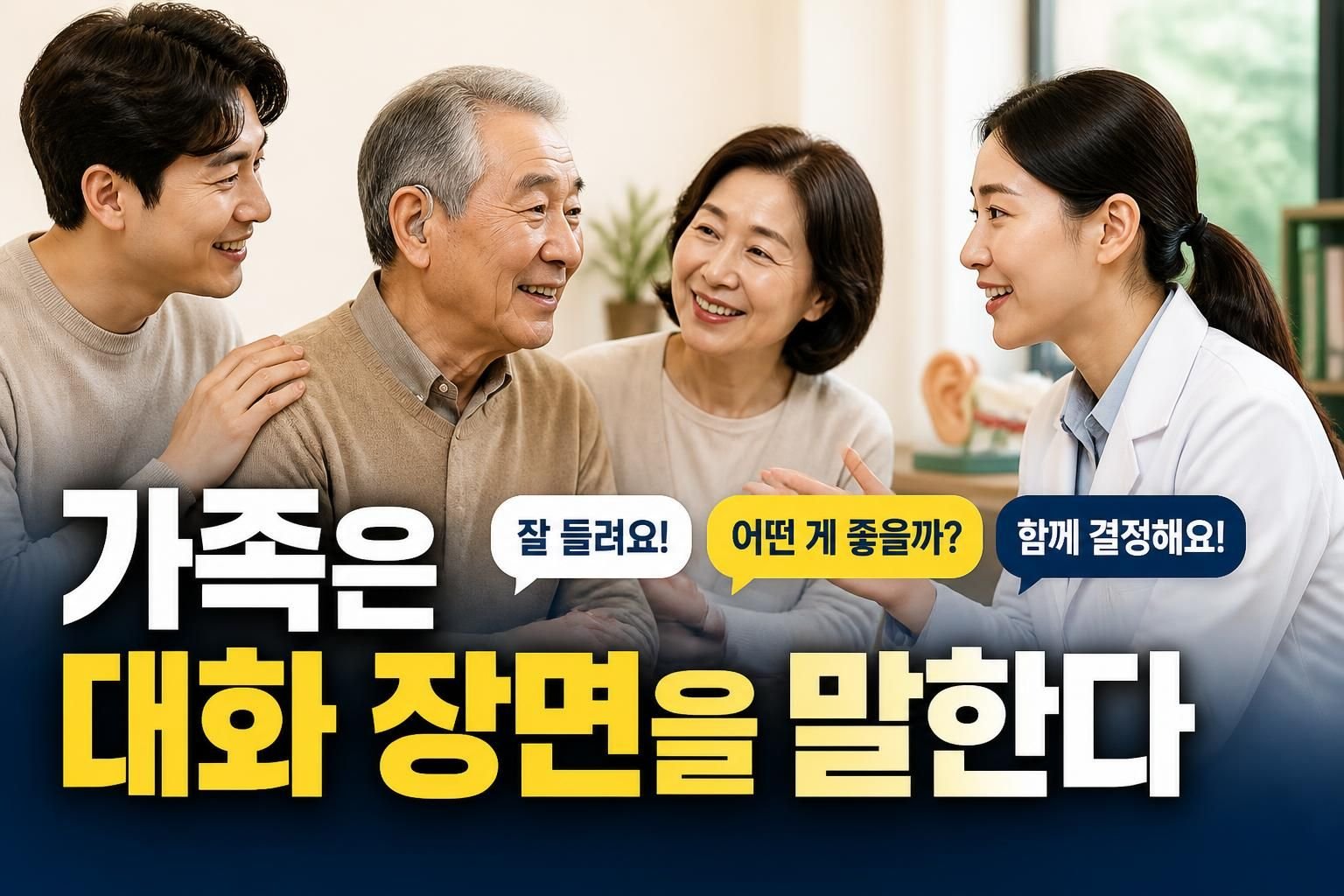 전주 보청기 상담, 가족이 함께 가면 달라지는 질문 3가지