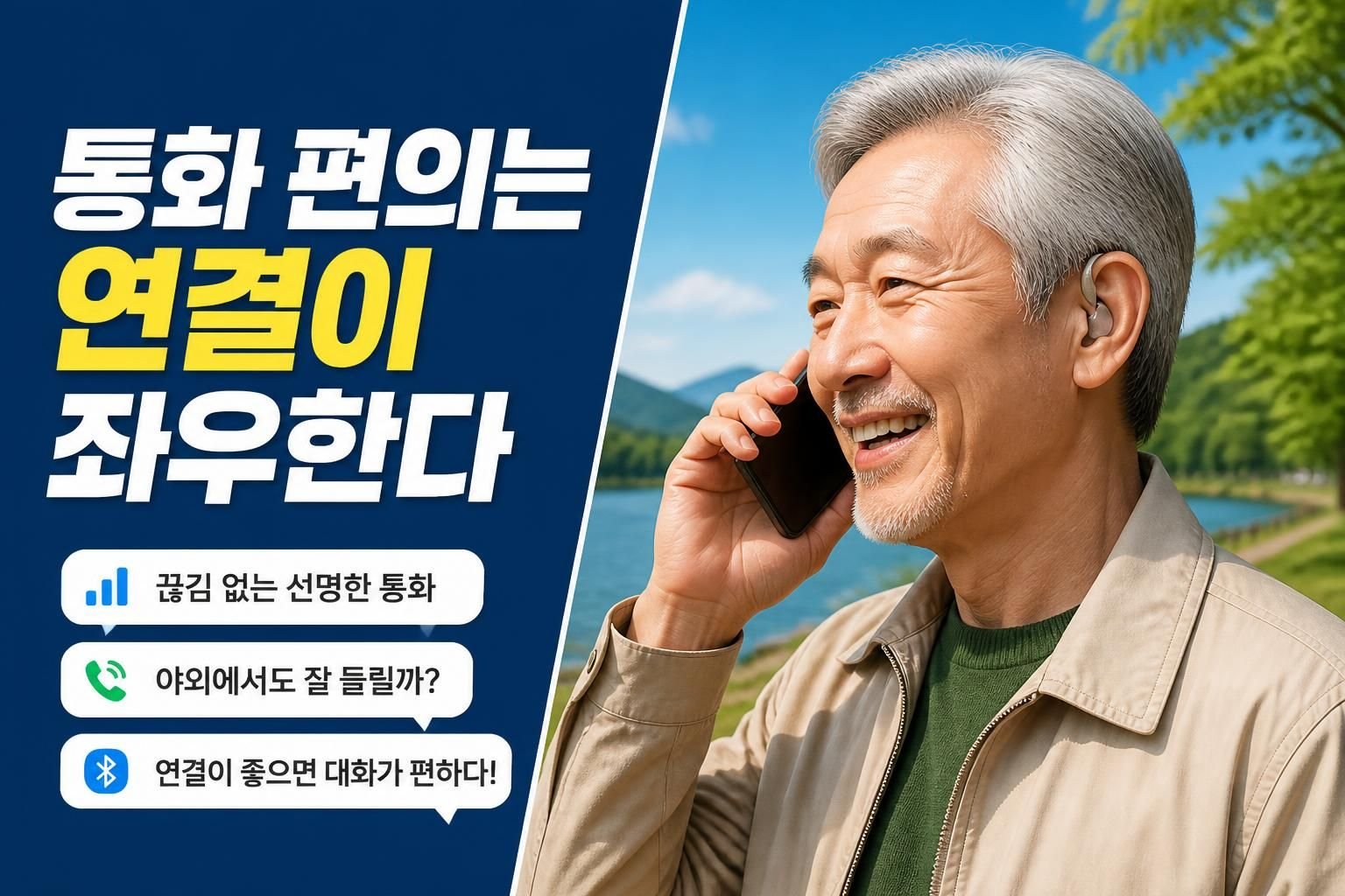 보청기와 이어폰형 보조기기, 외출 중 통화 편의성은 어떻게 다를까