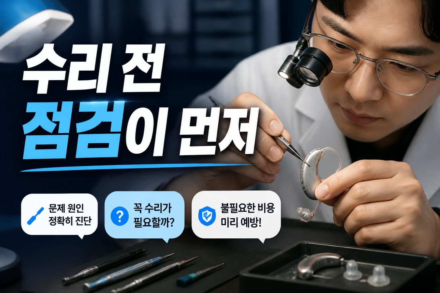 광주 보청기 보증기간이 끝났다면, 수리와 교체가 갈리는 비용 기준