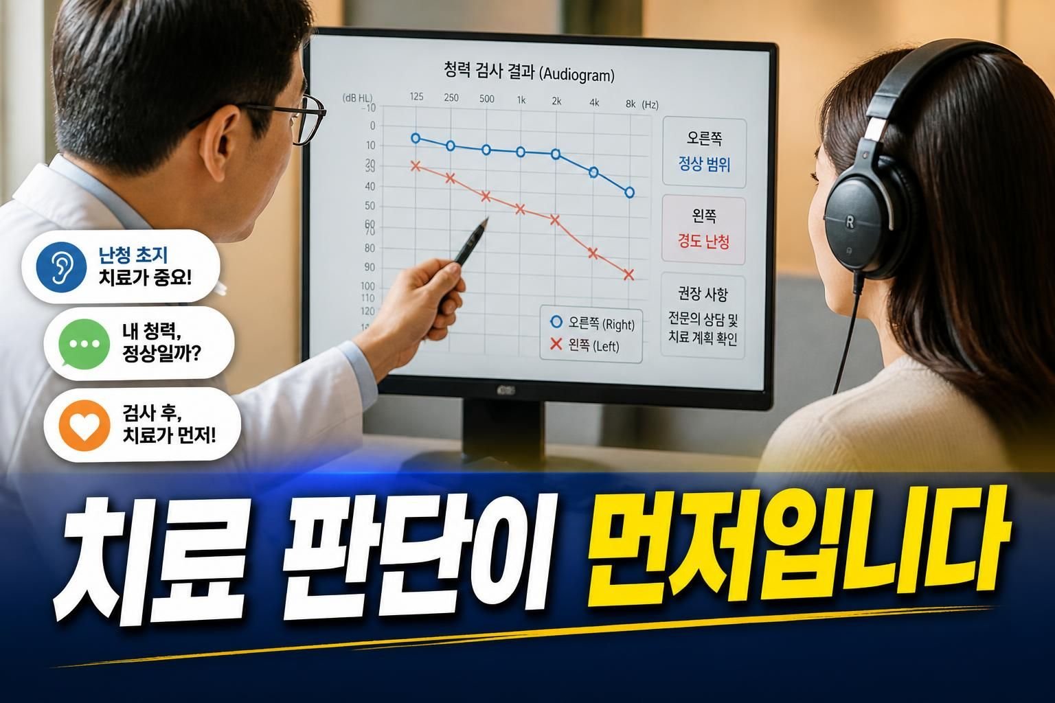 광주 보청기 돌발성 난청 이후 선택 전, 치료와 보조 시점이 갈리는 기준