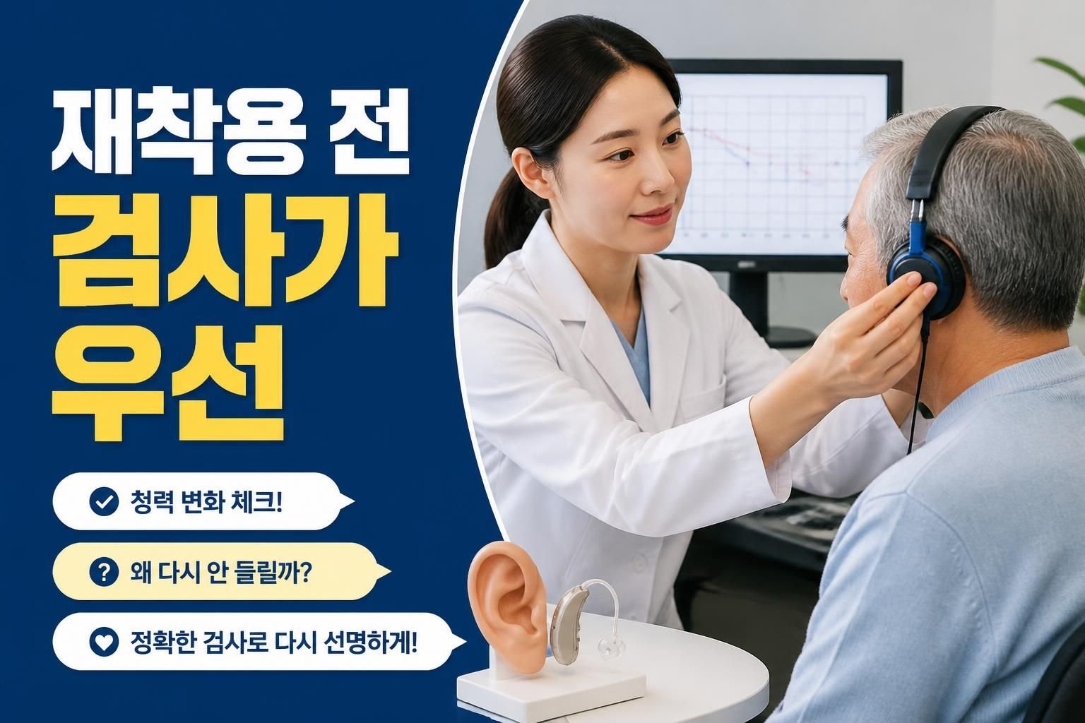 광주 보청기 오래 방치한 뒤 다시 착용할 때, 새로 검사해야 하는 이유
